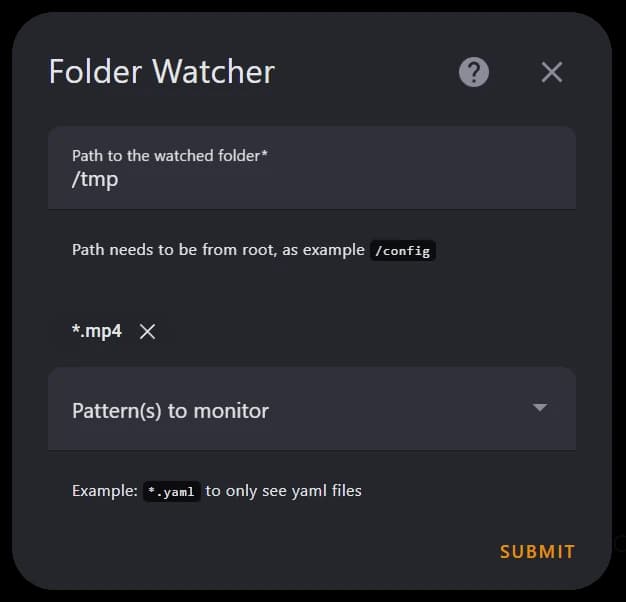 Folder Watcher Integration