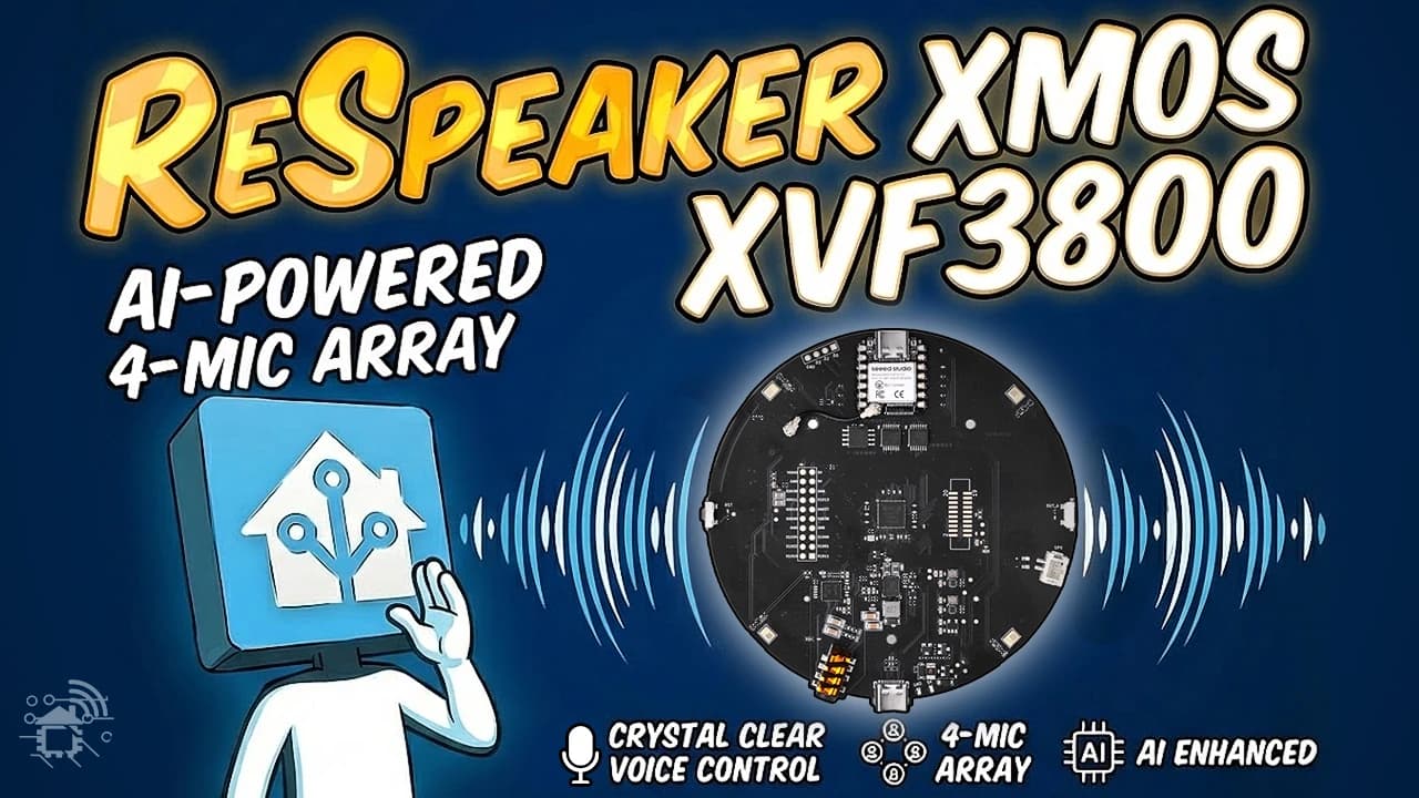 ReSpeaker XMOS XVF3800 Review: AI-Powered 4-Mic Array for Crystal Clear Voice Control