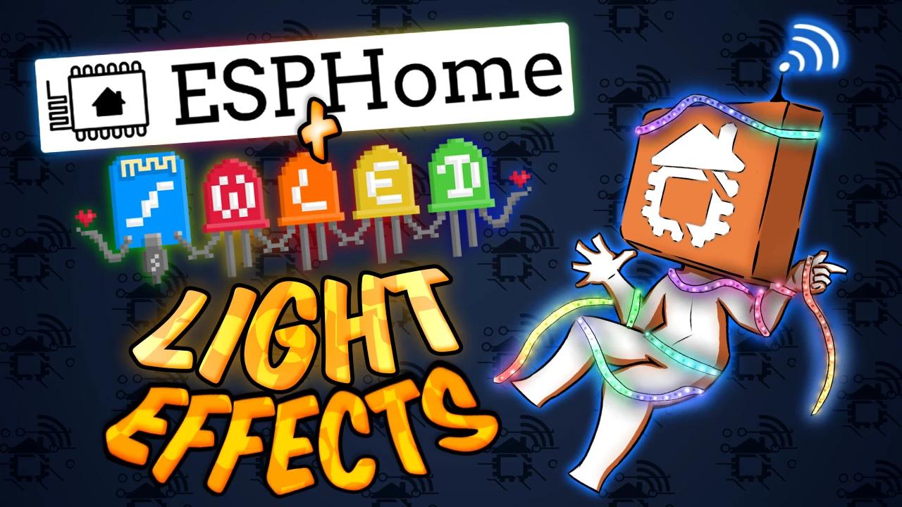 Use WLED Light Effects in ESPHome